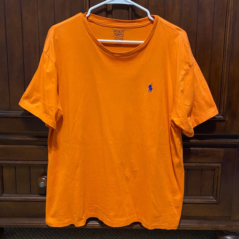 Orange Ralph Lauren Tshirt